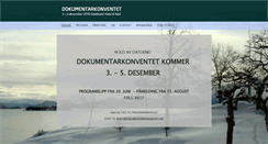 Desktop Screenshot of dokumentarkonventet.no